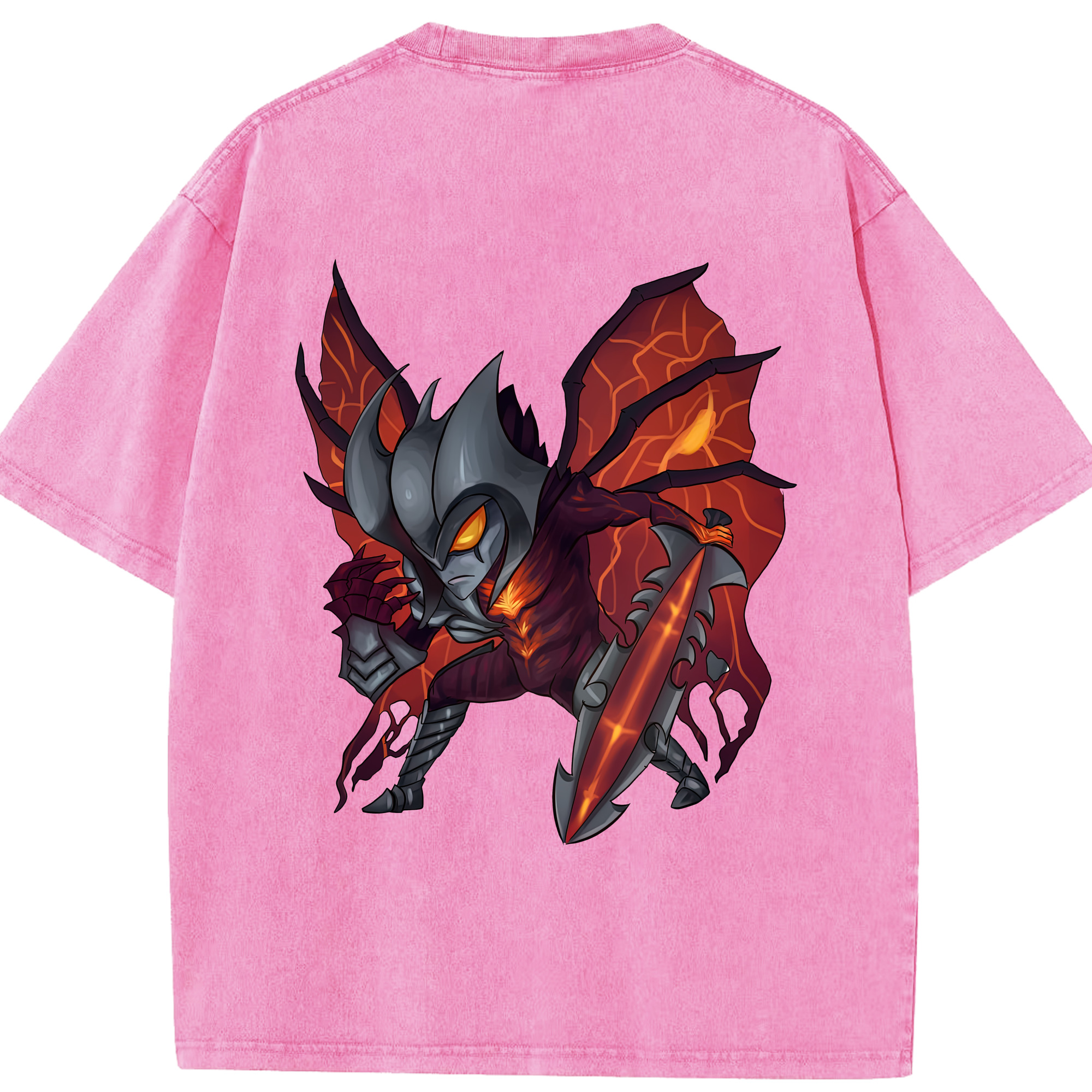 リーグ・オブ・レジェンド League of Legends LOL 綿100% ヴィンテージ風 半袖Tシャツ（背面プリント）